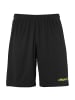 uhlsport  Shorts CENTER BASIC - OHNE INNENSLIP in schwarz/fluo gelb