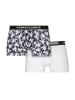 Urban Classics Boxershorts in palm aop+white