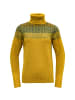 DEVOLD W SYVDEWOOL HIGH NECK in Gold