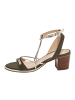 Les Tropéziennes par M Belarbi Sandalen mit Absatz aus Leder Lilonbuc Grün