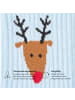 von Jungfeld Tennissocken Kids mit Weihnachtsmotiven in Rudolph - Light Blue