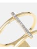 Diamant L'éternel Ring aus 375 Gelbgold mit Diamant