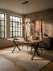 KADIMA DESIGN Esszimmertisch 160x80x76 cm Massivholz / Metall Esstisch