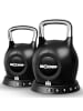 Neolymp Kettlebell "KBV210" 2er-Set in Schwarz, 10-20 kg