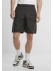 Urban Classics Urban Classics Piped Panel Trackshorts in black