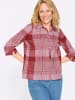 Sieh an! Karo-Bluse in rot-weiß-kariert