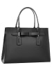 Cluty Handtasche Farfosia echt Leder in schwarz