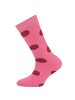 ewers 2er-Set Socken 2er Pack Punkte/Ringel in latte-sangria-wild orchidee