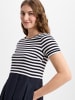 Robe Légère Kleid in marine weiß - 0001