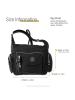 Bag Street Schultertasche Nylon schwarz ca. 30cm