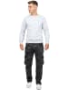 KOSMO LUPO Herren Regular Fit Jeans Stonewashed in Black