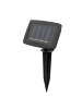 MARELIDA LED Solar Lichterkette mit 8 Leuchtkugeln in schwarz - L: 3,4m