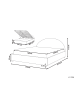 Beliani Doppelbett VAUCLUSE in Grau - (W) 174 x (H) 112 x (L) 214 cm