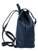 Cluty Rucksack echt Leder in blau