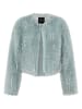 Zero  Blazer-Jacke mit Struktur in Silver Blue