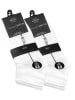 Vincent Creation® Sneaker Socken 8 Paar, SPORT LINE, Baumwolle in weis