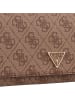 Guess Noelle II Clutch Geldbörse 21 cm in latte logo-brown
