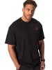 STHUGE Kurzarm T-Shirt in schwarz