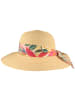 BREITER Strohhut in beige