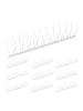 relaxdays 10 x Vogelabwehr-Spikes in Silber/ Transparent
