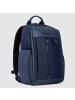 Piquadro Steve Rucksack RFID Schutz 40 cm Laptopfach in blue