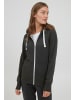 Oxmo Kapuzensweatjacke in grau