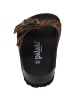 Palado Pantoletten Samos GS Leo Premium Leather in Braun