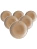 Ritzenhoff & Breker 6er Set Speiseteller Banda in ø 27 cm in Beige