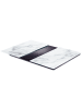 Zeller MARBLE WEIß Glasplatte für Herd — 2 Stück in Weiß, (B) 30 x (L) 52 cm