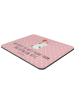 Mr. & Mrs. Panda Mousepad Einhorn Luftballon mit Spruch in Rot Pastell