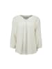 Hailys Langarmbluse in offwhite
