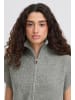 ICHI Strickweste IHDUCIE Loose fit in Grey melange