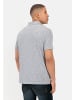 Camel Active Poloshirt aus zertifiziertem Organic Cotton in Grau-Weiß