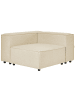 Beliani Sofaelement APRICA in Beige/Schwarz - (W) 119 x (H) 68 x (L) 119 cm