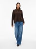 Vila Strickpullover in Coffee Bean