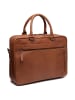 The Chesterfield Brand Wax Pull Up Aktentasche Leder 41 cm Laptopfach in cognac
