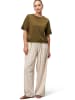 Zero  Shirt mit Spitzenbesatz in Dark Olive