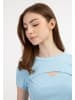 myMo Damen T-Shirt in Hellblau