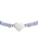 LIEBESKIND BERLIN Armband Broken Heart Beads in hellblau