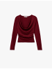 KOTON TSHIRT LS in Bordo