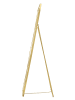 Mauro Ferretti Standspiegel aus goldfarbenem Metall, 46x54x153 cm (geöffnete Maße)