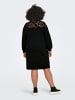 ONLY Carmakoma Sweatshirt-Kleid in Black