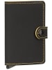 Secrid Geldbörse Miniwallet Matte in Black-Ochre