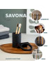 bremermann Zahnputzbecher Bad-Serie SAVONA Softtouch inkl. Wandhalter 9 x 11 x 9 cm (B/H/T)