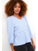 Kaffe Langarm-Bluse KAkira Regular fit in Windsurfer