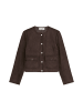 Marc O'Polo Lederjacke regular in Dark Coffee