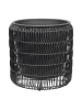 Beliani 2-tlg Outdoor Blumentopf BRODIEA in Schwarz