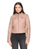 AMBER & JUNE Casual-Jacke mit Stehkragen in Misty Rose