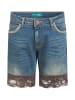 TOOCHE Shorts "Spitze" in blau