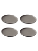 4er Set Speiseteller Jasper in Grau ø 26.0 cm